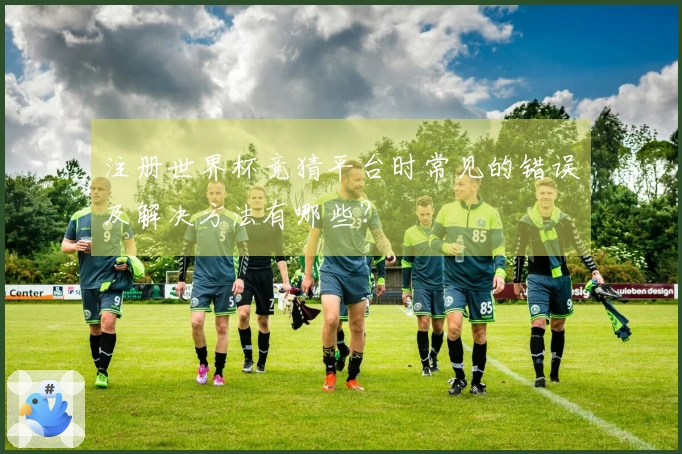 注册世界杯竞猜平台时常见的错误及解决方法有哪些？